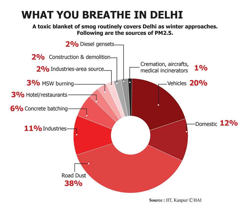 What makes Delhi's air so poisonous?